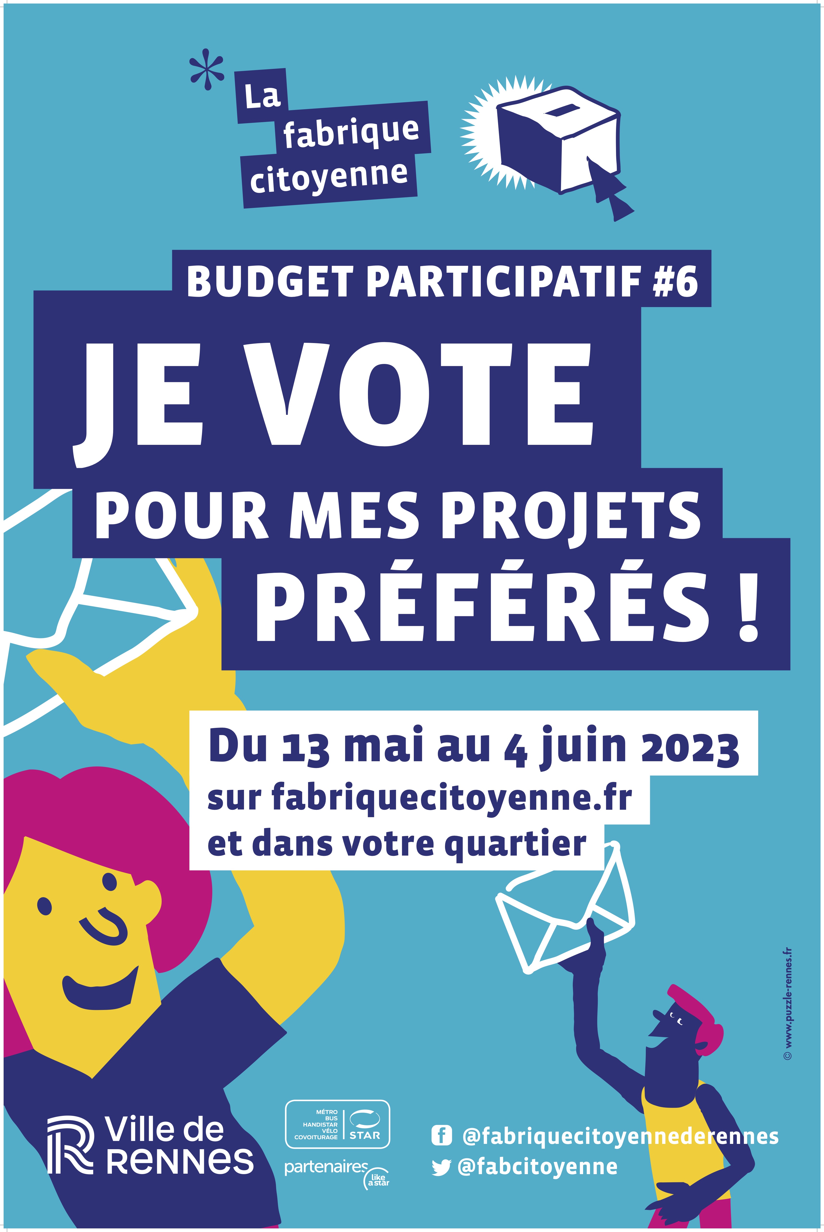 VILLE DE RENNES – BUDGET PARTICIPATIF 2023